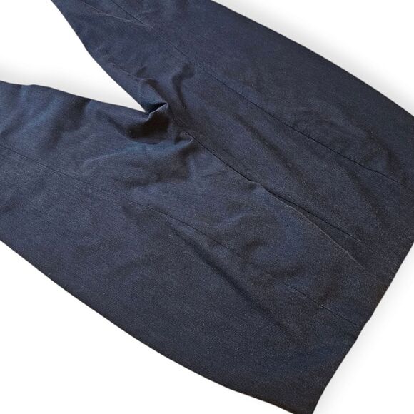 Vince Stretch Skinny Ankle Slit High Rise Black Pants Large - Picture 6 of 9